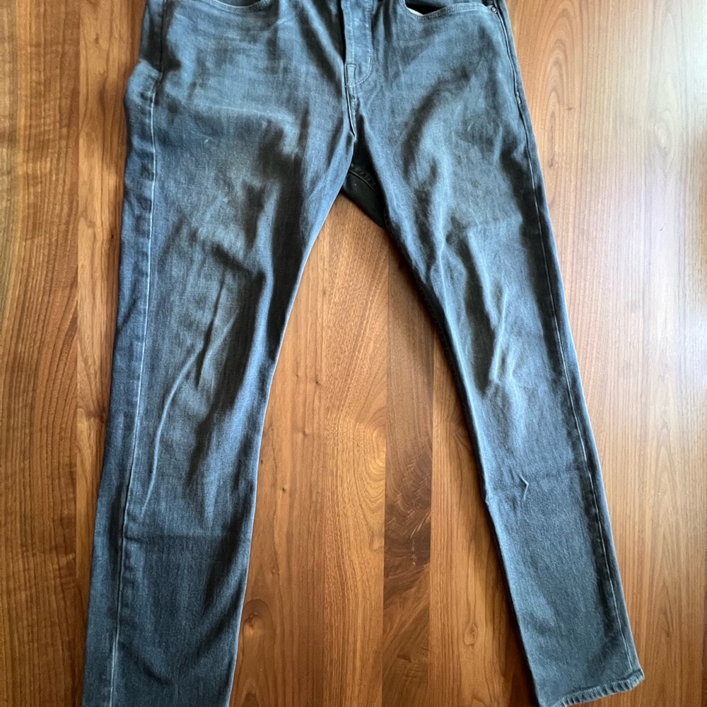 Current/Elliott Charcoal Denim Jeans